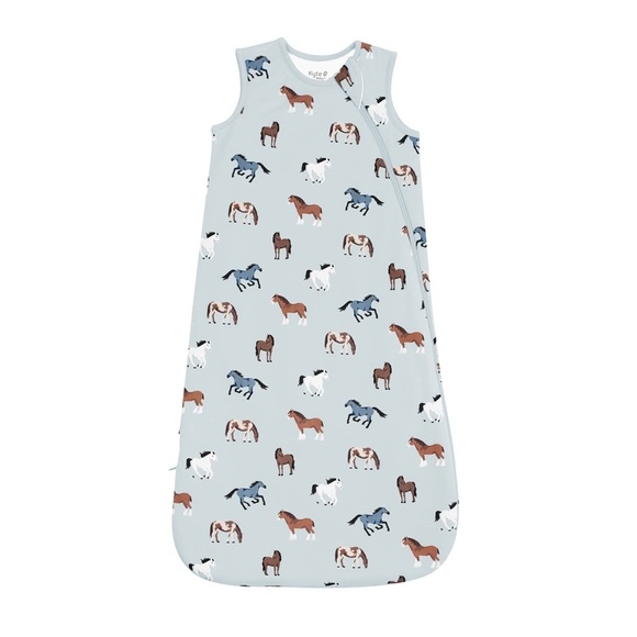 Kyte BABY Horses bamboo sleeping sack baby boy cowboy western print unisex 1 tog